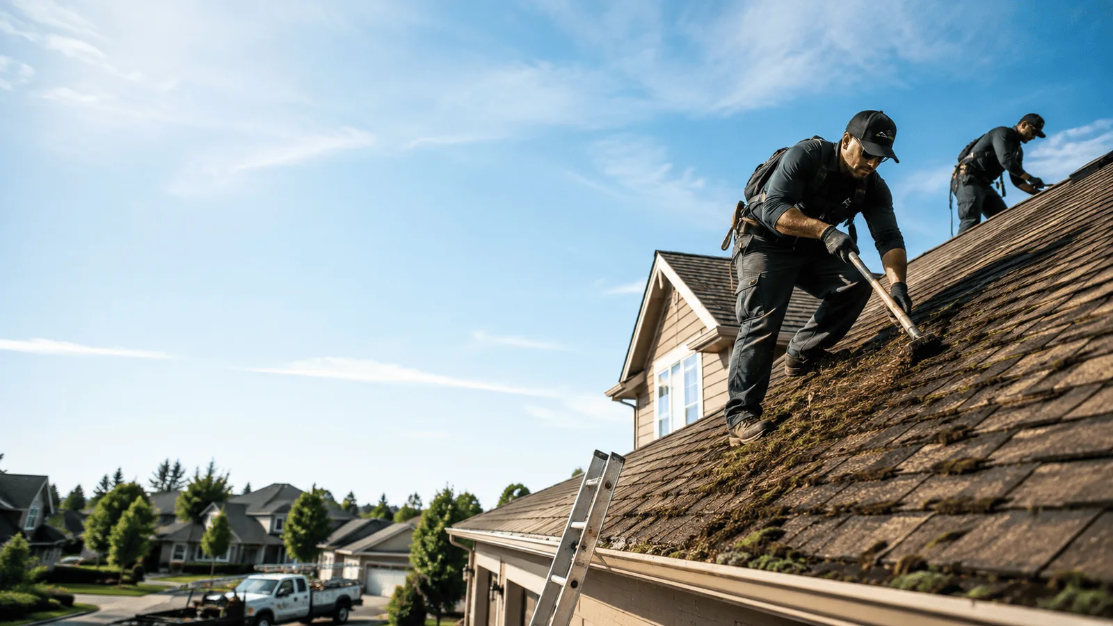 Roof Moss Removal in Plainfield, WI near me